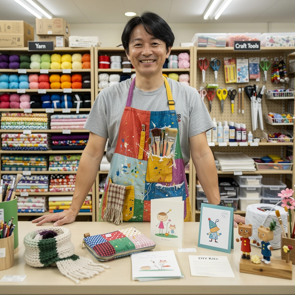 手作りのアクセサリー材料が整然と並んでいる画像